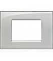 Bticino Wohnlichtplatte 3 quadratische Module LNA4803KG