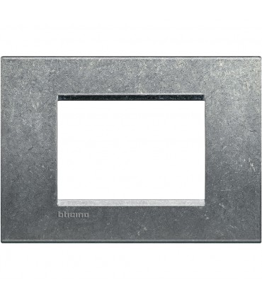 Bticino Wohnlichtplatte 3 quadratische Module LNA4803NA