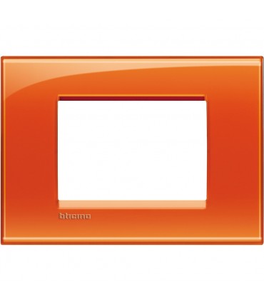 Bticino Wohnlichtplatte 3 quadratische Module LNA4803OD