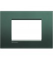 Bticino Wohnlichtplatte 3 quadratische Module LNA4803PK