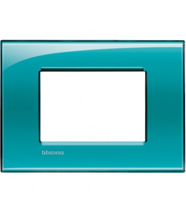 Bticino Wohnlichtplatte 3 quadratische Module LNA4803VD