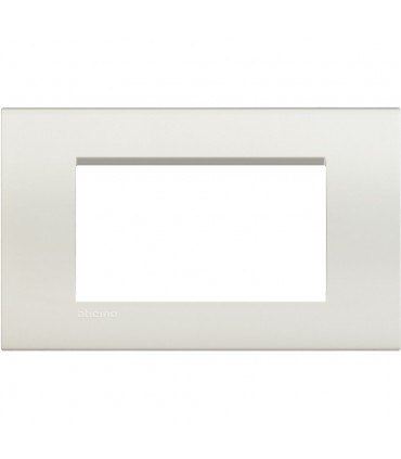 Bticino Wohnlichtplatte 4 quadratische Module LNA4804BI