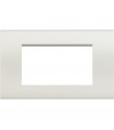 Bticino Wohnlichtplatte 4 quadratische Module LNA4804BI