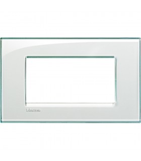 Bticino Wohnlichtplatte 4 quadratische Module LNA4804KA