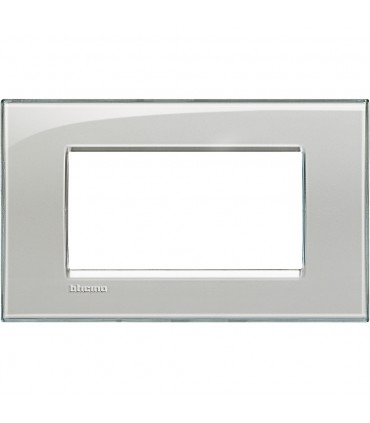Bticino Wohnlichtplatte 4 quadratische Module LNA4804KG