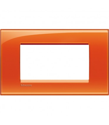 Bticino Wohnlichtplatte 4 quadratische Module LNA4804OD