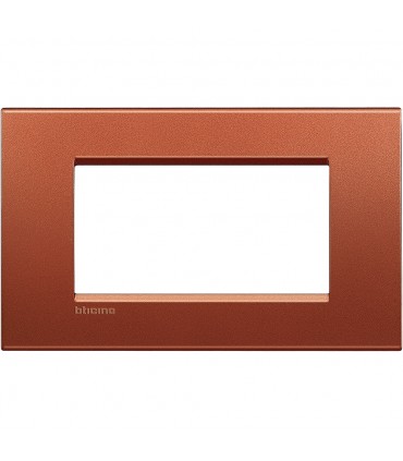 Bticino Wohnlichtplatte 4 quadratische Module LNA4804RK