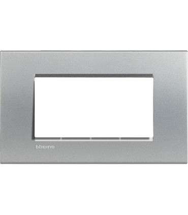 Bticino Wohnlichtplatte 4 quadratische Module LNA4804TE