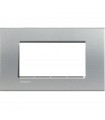 Bticino Wohnlichtplatte 4 quadratische Module LNA4804TE
