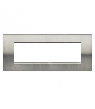 Bticino Wohnlichtplatte 7 quadratische Module LNA4807ACS