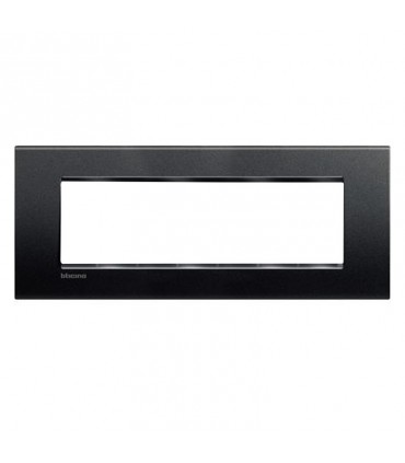 Bticino Wohnlichtplatte 7 quadratische Module LNA4807AR