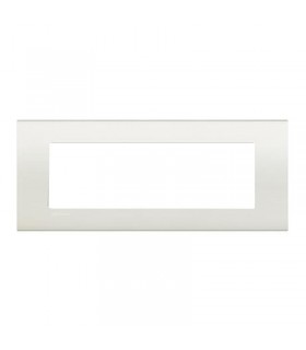 Bticino Wohnlichtplatte 7 quadratische Module LNA4807BI