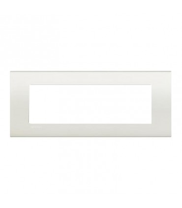 Bticino Wohnlichtplatte 7 quadratische Module LNA4807BI