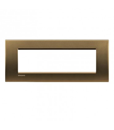 Bticino Wohnlichtplatte 7 quadratische Module LNA4807BZ