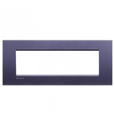 Bticino Wohnlichtplatte 7 quadratische Module LNA4807CB