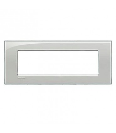 Bticino Wohnlichtplatte 7 quadratische Module LNA4807KG