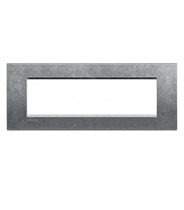 Bticino Wohnlichtplatte 7 quadratische Module LNA4807NA