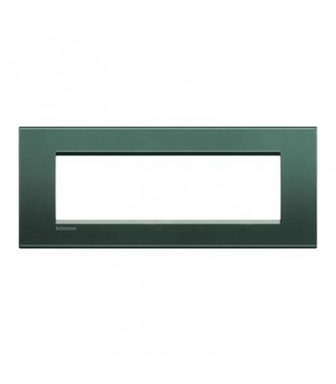 Bticino Wohnlichtplatte 7 quadratische Module LNA4807PK