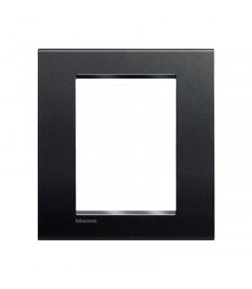 Platte Bticino LivingLight Quadra 3+3 Module anthrazit LNA4826AR