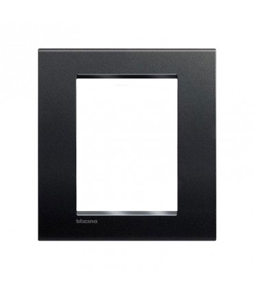 Platte Bticino LivingLight Quadra 3+3 Module anthrazit LNA4826AR
