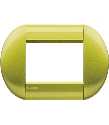 Bticino Wohnraumleuchte runde Platte 3 Module LNB4803CT