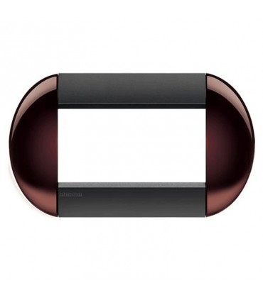 Bticino Wohnraumleuchte runde Platte 4 Module LNB4804TW