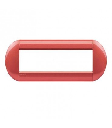 Bticino Wohnraumleuchte runde Platte 7 Module LNB4807SS