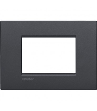 Bticino Wohnraumleuchte Platte AIR 3 Module anthrazit LNC4803AR