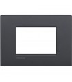 Bticino Wohnraumleuchte Platte AIR 3 Module anthrazit LNC4803AR