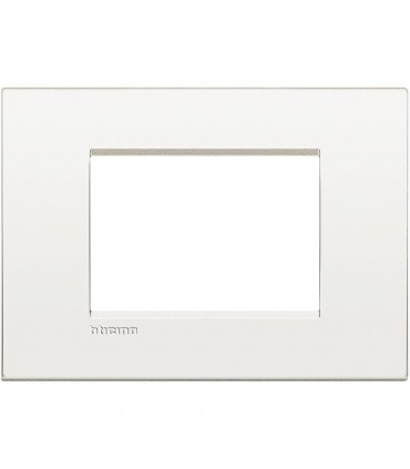 Bticino Wohnraumleuchte Platte AIR 3 Module reinweiß LNC4803BN