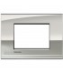 Bticino Wohnraumleuchte Platte AIR 3 Module Palladium LNC4803PL