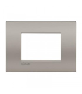 Teller Bticino LivingLight AIR sand 3 Plätze LN4703 LNC4803SB