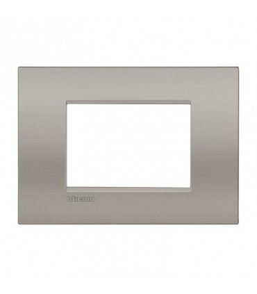 Teller Bticino LivingLight AIR sand 3 Plätze LN4703 LNC4803SB