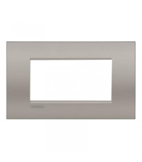 Teller Bticino LivingLight AIR sand 4 Plätze LNC4804SB