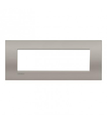 Teller Bticino LivingLight AIR sand 7 Plätze LNC4807SB