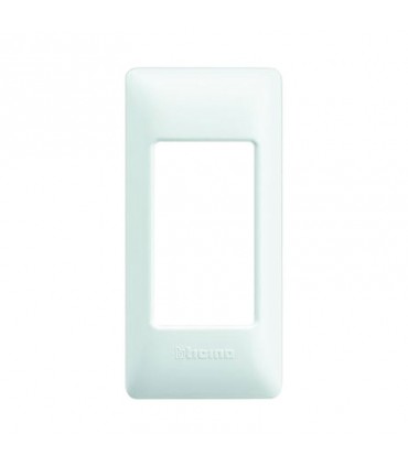 Bticino Platte LivingLight für 510LN-Einbaudose 1 Modul Weiß LND4811BI3