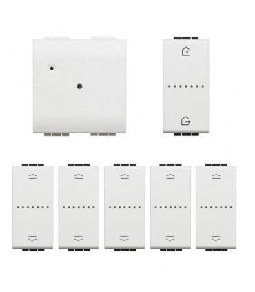 KIT Bticino Starter für Rollläden LivingLight Weiß N2010KIT