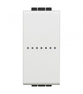 Der weiche Verbunden Bticino Living Light farbe, weiß N4003C