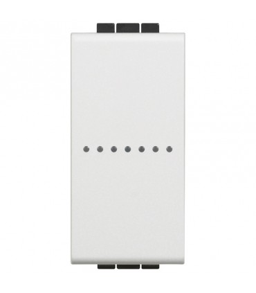 Der weiche Verbunden Bticino Living Light farbe, weiß N4003C