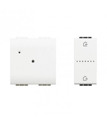 Gateway mit Bticino Entra&Esci-Steuerung Living Light weiß N4510C