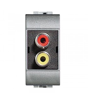 BTICINO LIVINGLIGHT RCA-STECKER NT4269R