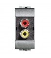 BTICINO LIVINGLIGHT RCA-STECKER NT4269R