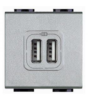 More about Bticino LivingLight Doppel-USB-Steckdose mit Netzteil NT4285C2