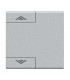Bticino Living Schalterabdeckung mit Auf-Ab-Serigraphie 2 Module NT4911M2AHN