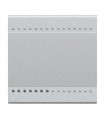 Bticino Living light neutrale Schalterabdeckung 2 Module Grau NT4915M2N