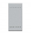 Bticino living light Neutralschalterabdeckung 1 Modul grau NT4915N