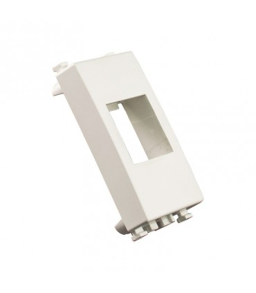 Fanton Adapter für Rj45 und Rj12 Buchse Vimar Arkè Weiß 23913