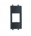 Adapter für Keystone RJ45 Fanton für serie AVE TEKLA 44 Schwarz 23958