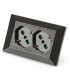 Fanton Eingebaute Mehrfachsteckdose Opera mit 2 universelle Steckdose 3 Mod. Grau 42101