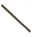 Fanton geflochtenes Seidenkabel 2G1 Farbe braun 93862